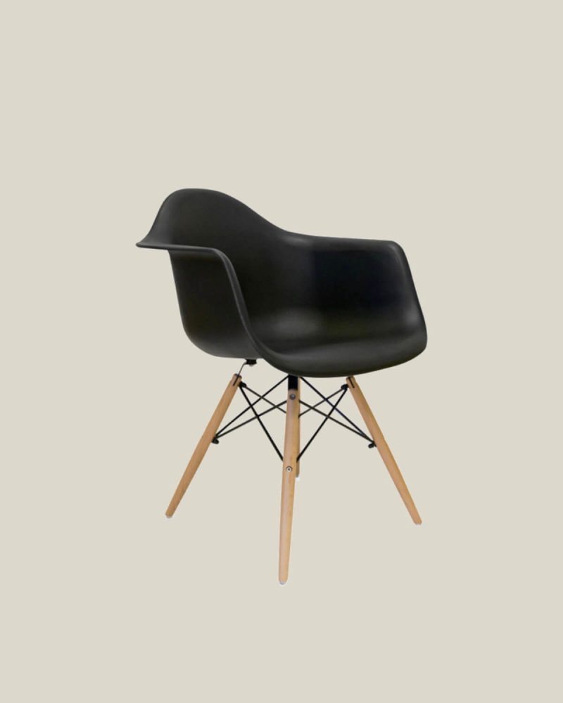 Armchair with Eiffel Legs